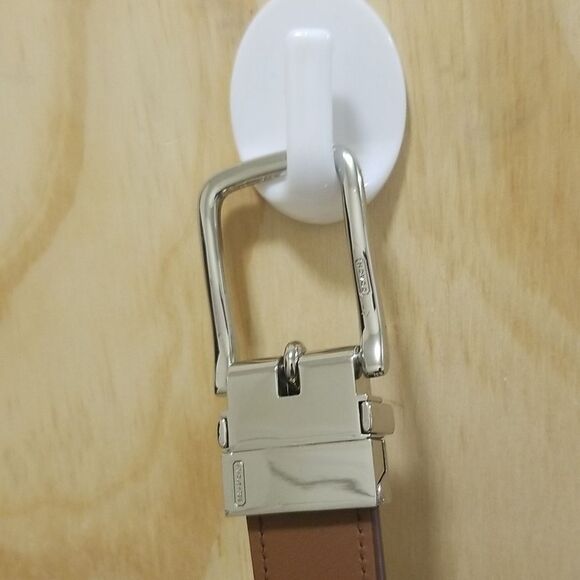 Authentic Leather Coach Belt size 32 - 34 Waist Unisex - Picture 7 of 9